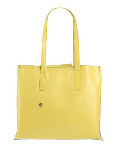 Piquadro Woman Shoulder bag Yellow Size - Calfskin | YOOX (US)