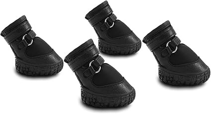 Dog Shoes for Small Dogs, Double Binding Straps Puppy Boots & Paw Protectors for Summer Hot Pavem... | Amazon (US)