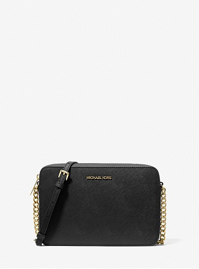 Jet Set Large Saffiano Leather Crossbody Bag | Michael Kors US