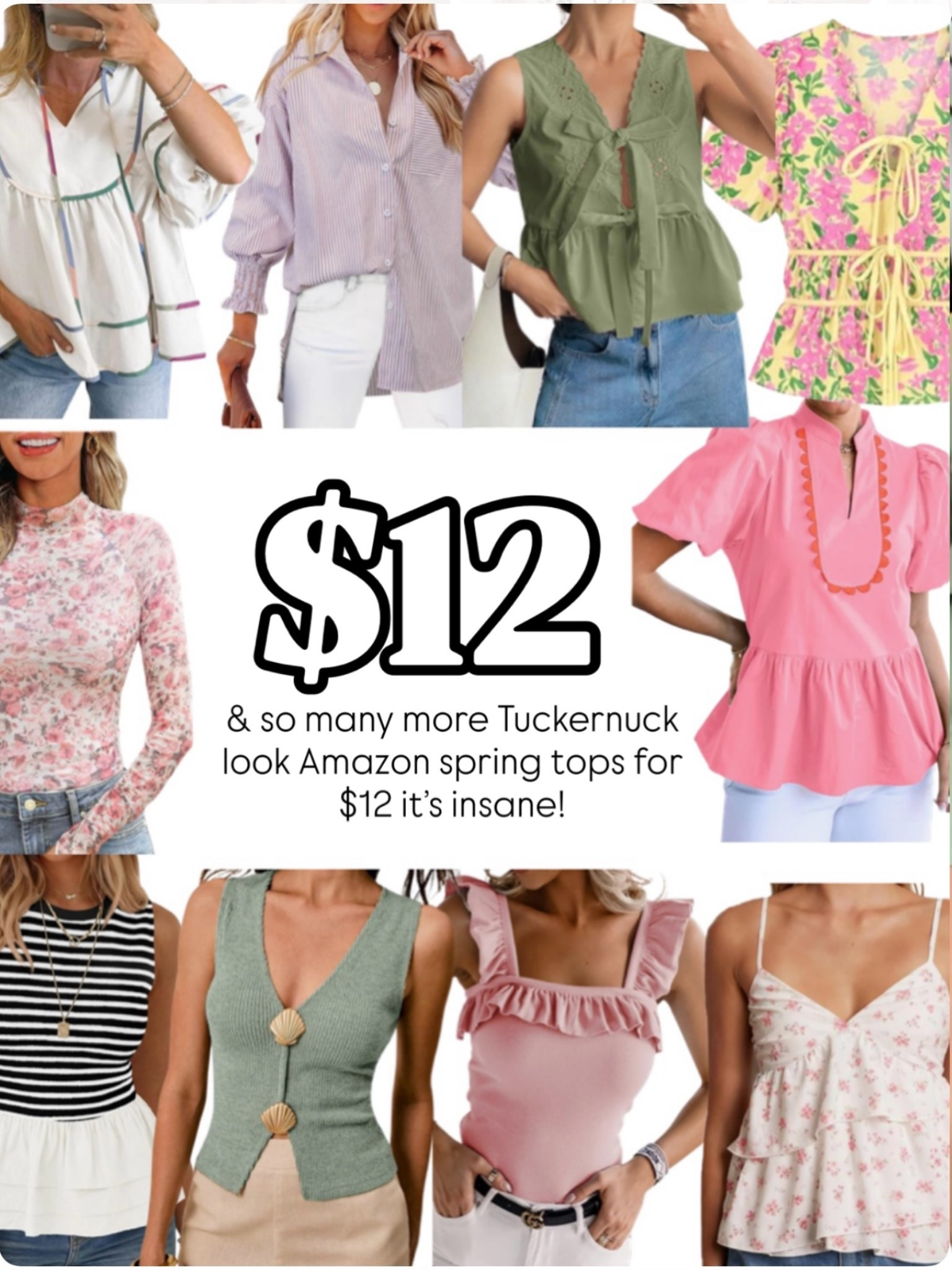$12 AMAZON✨BIG SPRING SALE  🌸Deals you’ll Love!👌 $12 shoes, $12 2 Piece Sets, $14 denim , $10 home and more  deals that will blow your mind!✨


✨SIZING✨Everything is petite friendly I’m 5’2” 125lbs wearing small top/dress and small/4 bottoms 
.
#ad #founditonamazon @amazon finetoo, cool cute, 
Amazon big spring sale, Amazon dress, Amazon shorts, Amazon look for less, spring dress, white denim, mom shorts, two piece sets, travel outfit, resortwear, finetoo, cool cute, comfy bras, basics Athleisure, Walmart jeans, spring clothes, found it on Amazon, spring dress, spring shoes, target shoes, sandals, shoes, SPANX, Walmart finds, 2 piece set, sale, Skincare, anti aging skin care, pdrn, red light therapy,  jeans,, 

#LTKWorkwear #LTKSaleAlert #LTKPetite