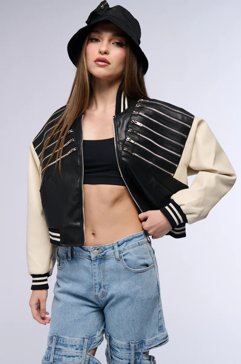 BEAM ME UP ZIPPERED BOMBER | AKIRA