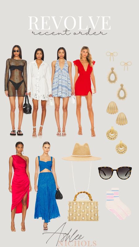 My Revolve recent order! I’m loving all of these styles for a vacation and they’re so cute for the 4th of July too!

Recent order, revolve, revolve clothing, summer style, vacation style, revolve dresses, swim cover up, revolve accessories 

#LTKstyletip #LTKfindsunder100 #LTKfindsunder50