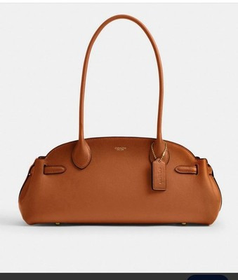 Coach NWT Burnished Toffee Empire 34 Shoulder Bag | eBay US