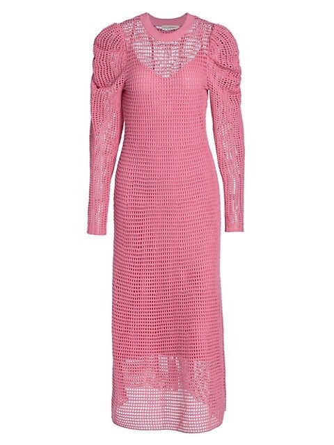 Marlena Openwork Knit Midi-Dress | Saks Fifth Avenue