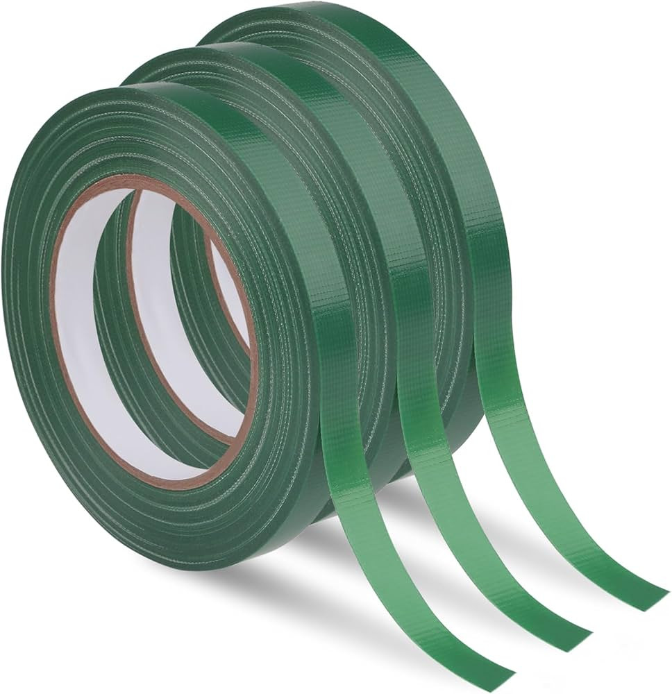 Prudiut 3 Roll Green Floral Tape Waterproof Florist Tape, 1/2" Wide Flower Wrap Tape Floral Tape ... | Amazon (US)