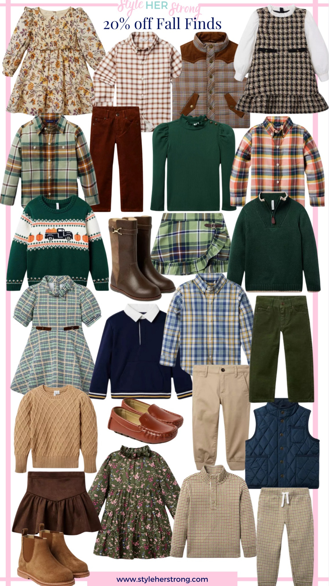 20% off kids fall styles perfect for fall outfits, family photo outfits, church, pumpkin picking 

#LTKKids #LTKSaleAlert #LTKFamily