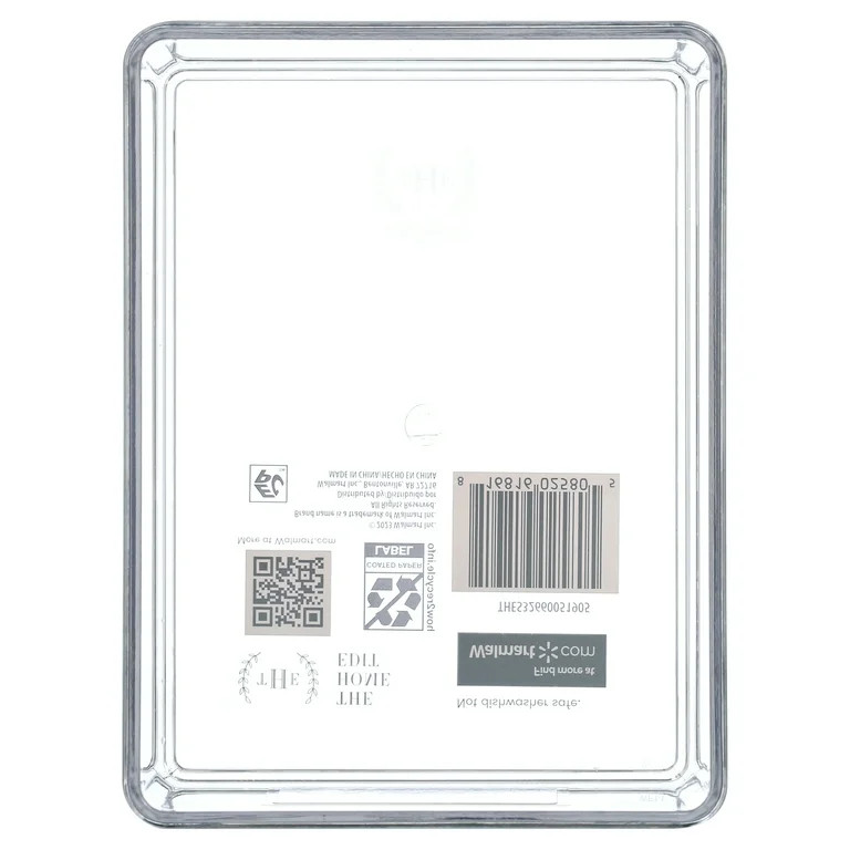 (2 pack) The Home Edit Medium Clear Storage Bin Organizer Insert, 1 Piece, 6.24" x 2.95" x 4.68" | Walmart (US)