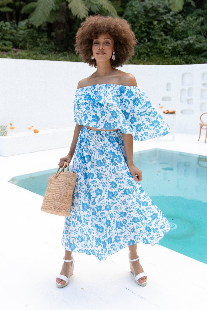 Sienna Skirt - Blue | Petal & Pup (US)