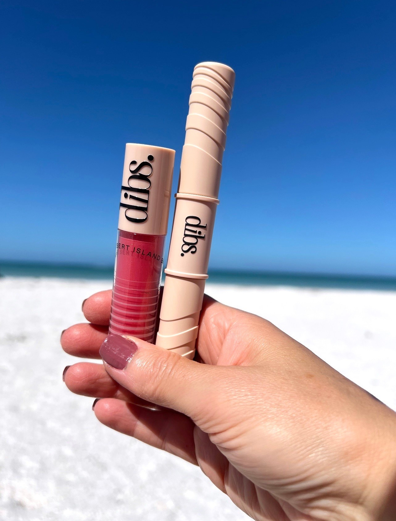 I wore this color lip balm to the beach. It’s called dessert island beauty. You can see the color flex. Also wore the mascara. Perfect!

The perfect glossy shine and sun-kissed lip color. Highly recommend.

@DIBS Beauty

#LTKSwim #LTKTravel #LTKBeauty