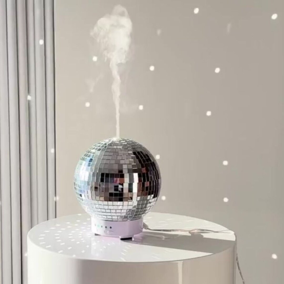 SCANDINORDICA Disco Ball Diffuser Rotating - Essential Oil Diffuser Aromatherapy, Disco Ball Tabl... | Etsy (US)