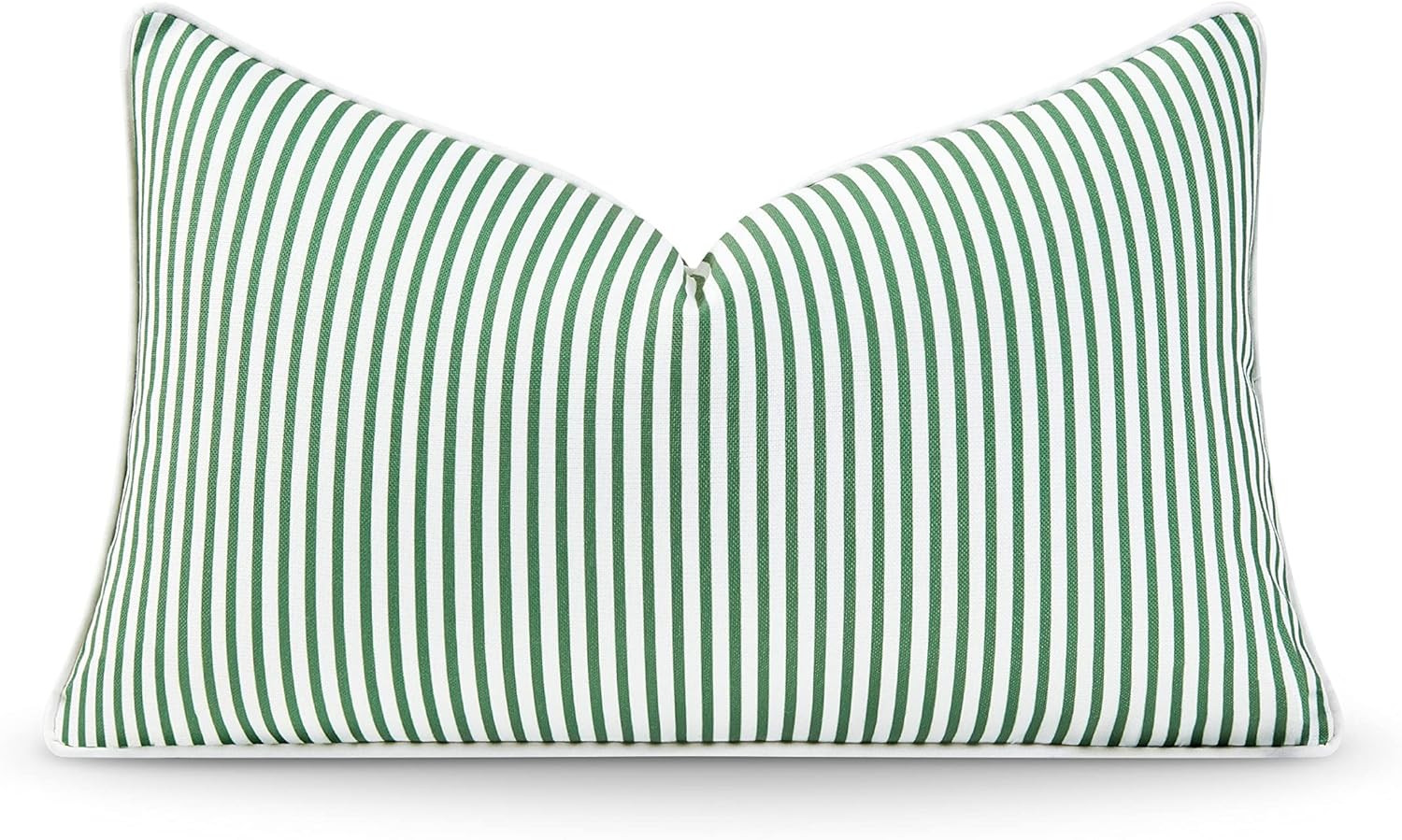 Hofdeco Premium Coastal Patio Indoor Outdoor Lumbar Pillow Cover Only, 12"x20" Water Resistant fo... | Amazon (US)