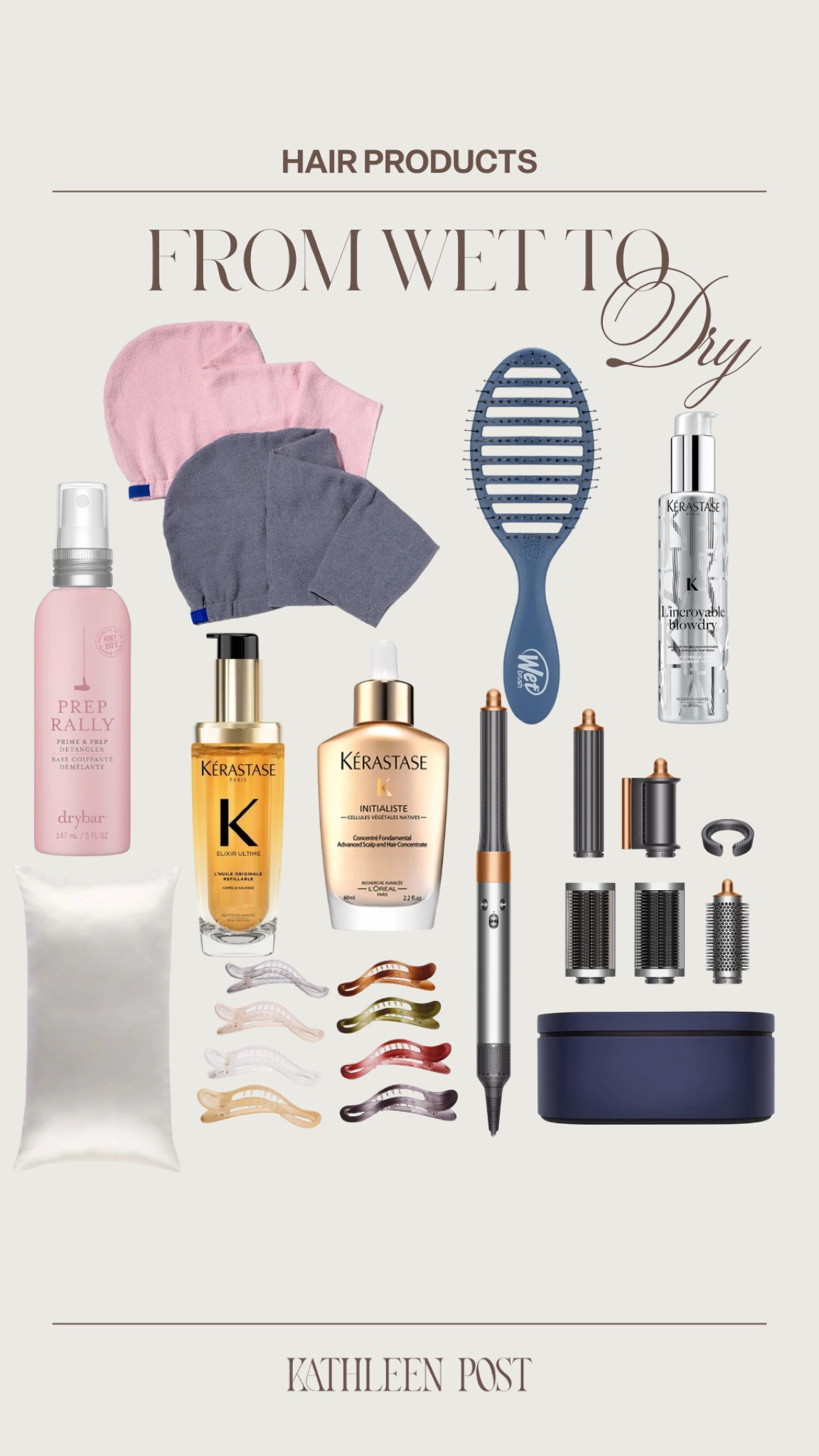 Hair Products: From wet to dry
Current hair routine 🤍
#kathleenpost #hair #beauty

#LTKBeauty