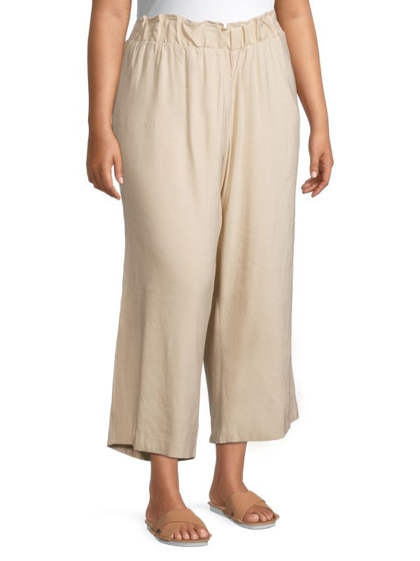 Plus Cropped Wide-Leg Pants | Saks Fifth Avenue OFF 5TH
