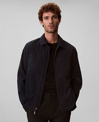 Calvin Klein Men's Seersucker Blouson Jacket - Macy's | Macy's