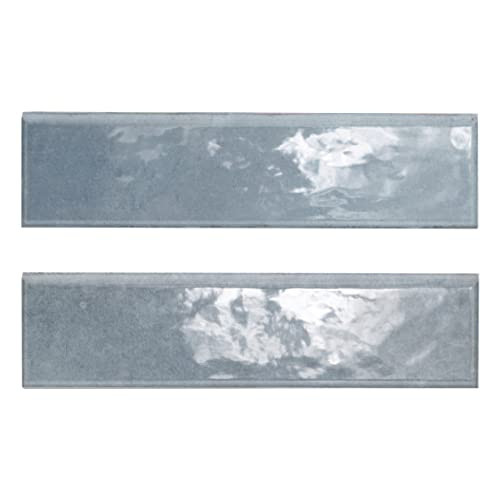 MSI Renzo Denim 3 in. x 12 in. Glossy Ceramic Bullnose Trim Tile | Amazon (US)