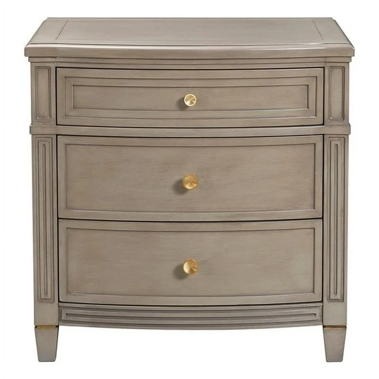 Jennifer Taylor Home Dauphin Gold Accent End Table Grey Cashmere | Walmart (US)
