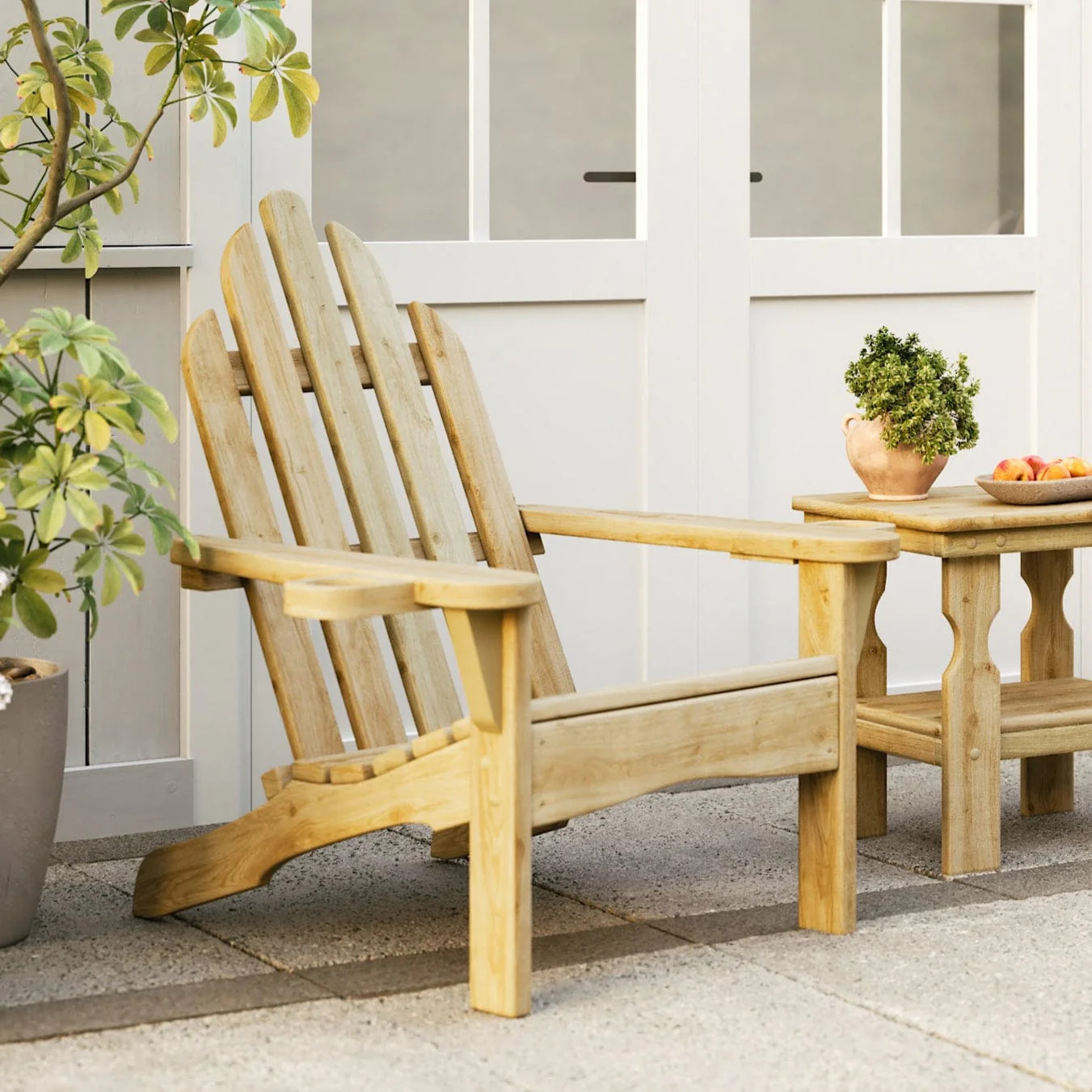 Amish Casual 800 Lb Heavy Duty Treated Adirondack Chair | The Porch Swing Company