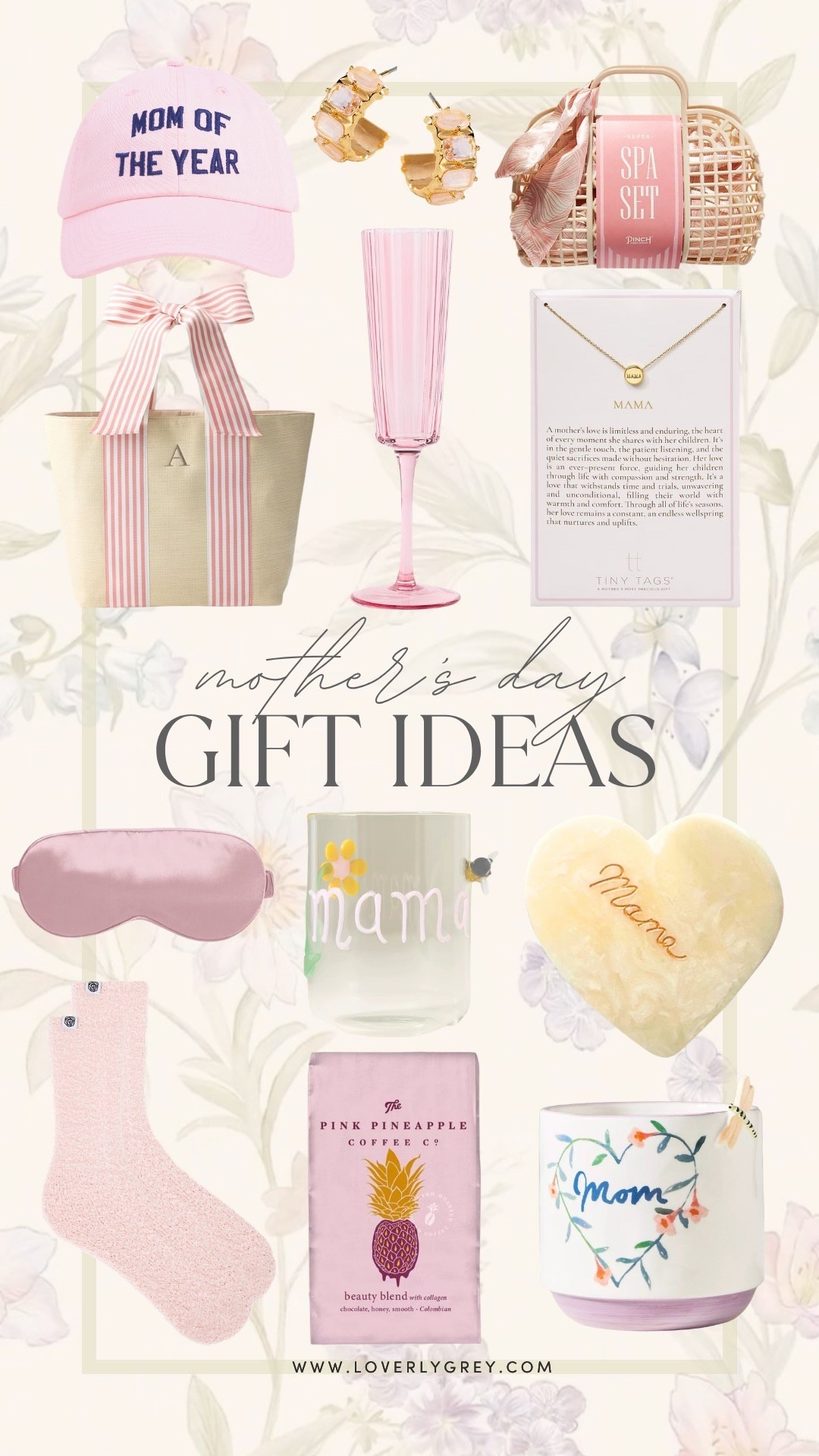 Sweet + thoughtful Mother’s Day gifts 💗 from self-care to sentimental favorites she will be sure to love these!

Loverly grey, mother’s day gifts, cute gifts for mom, spa set, mama mug, personalized tote, cozy socks, coffee gifts, pink aesthetic gifts

#LTKmomlife #LTKSeasonal #LTKselfcare