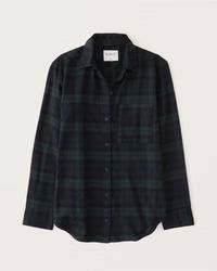 Boyfriend Flannel Shirt | Abercrombie & Fitch (US)