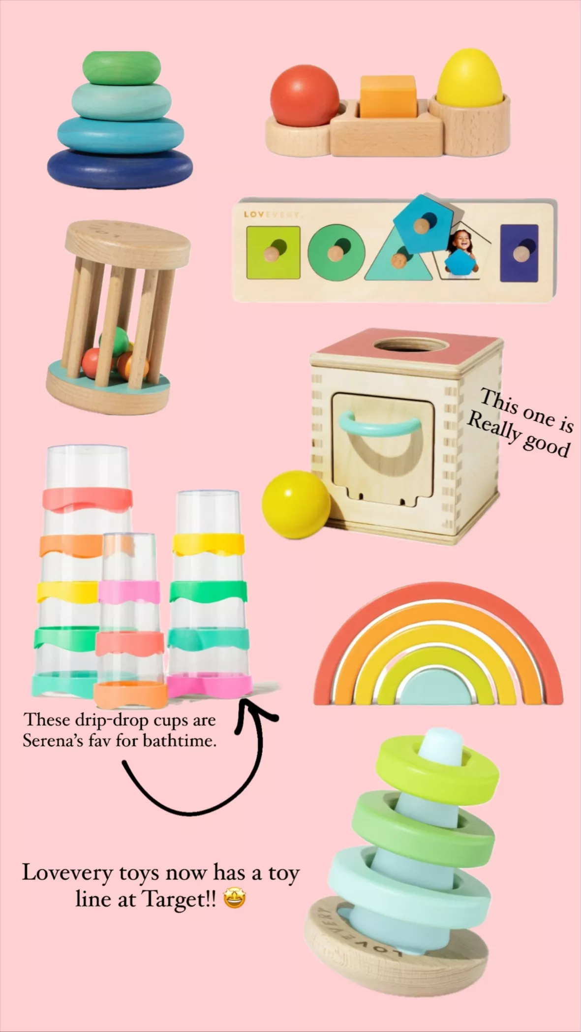 Lovevery Montessori Shapes - 6pc : Target