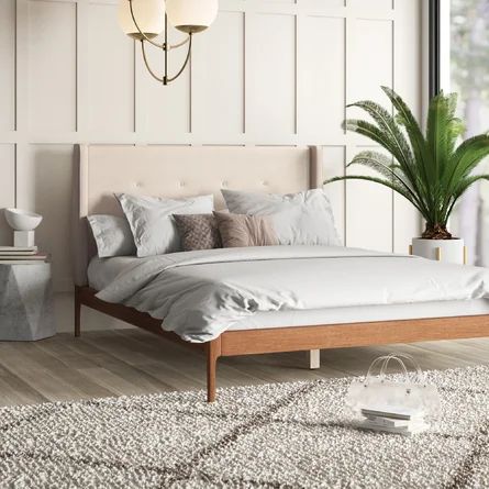 Ellerman Full Tufted Platform Bed | Wayfair North America