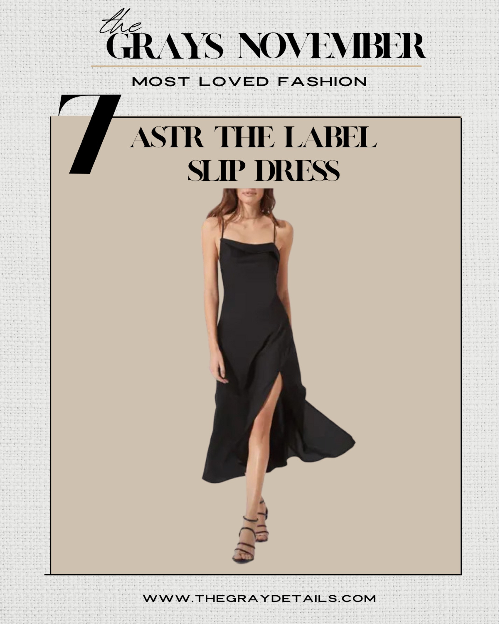 Slip dress

#LTKHoliday #LTKstyletip