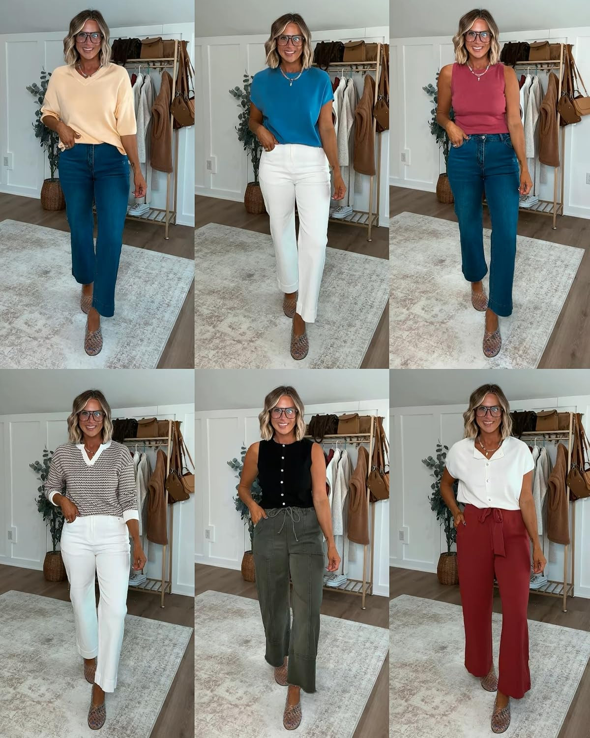 Teacher-approved outfits, but make it cute! These looks can be dressed up or down, and are versatile enough to go from the classroom to the weekend. 

I am 5’6 139lbs size 6/M in bottoms, small in all tops. Shoes run 1/2 size big so if between sizes go down  

 #LTKSeasonal #LTKSaleAlert #LTKWorkwear