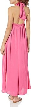 The Drop Women's Shaana Striped Halter Neck Maxi Dress | Amazon (US)