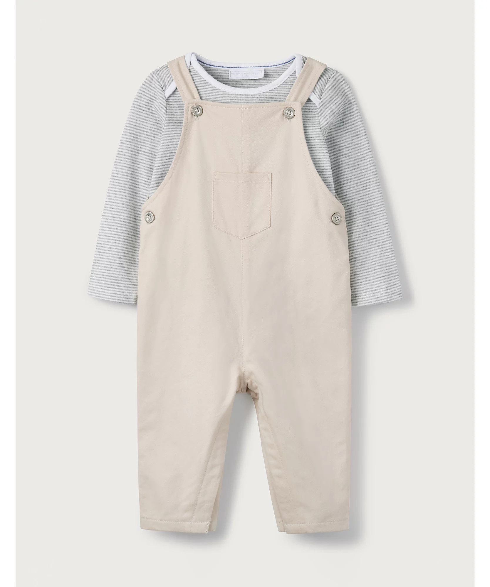 Stripe Top & Overalls Set | The White Company (UK)
