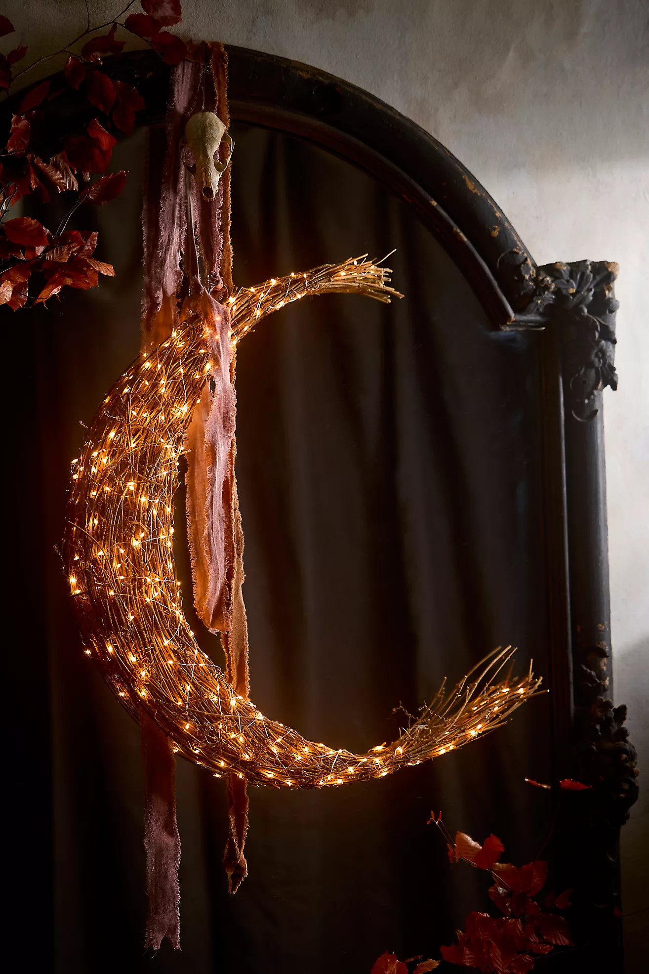 Illuminated Vine Crescent Moon | Anthropologie (US)