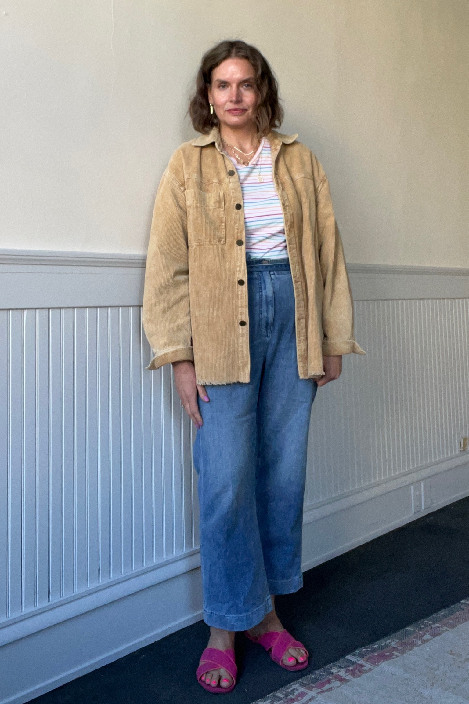 Today’s outfit code: shaket + striped top + cropped denim + colorful sandals

#LTKMidsize #LTKOver40 #LTKSeasonal