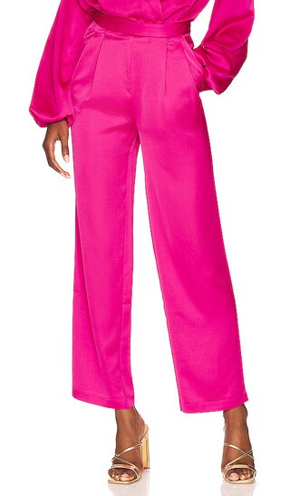 Taylor Trouser Pant in Hot Pink | Revolve Clothing (Global)