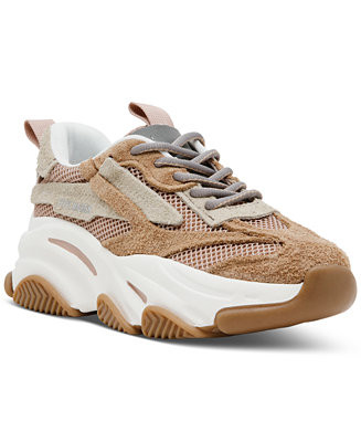 Steve Madden Women's Possession Chunky Lace-Up Sneakers - Macy's | Macy's