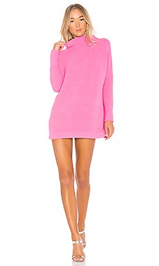 Free People Ottoman Slouchy Tunic Sweater Dress in Electric Pink from Revolve.com | Revolve Clothing (Global)