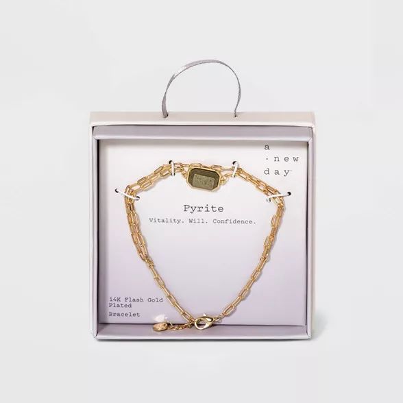 Silver Plated Gold Layered Chain Bracelet - A New Day™ | Target