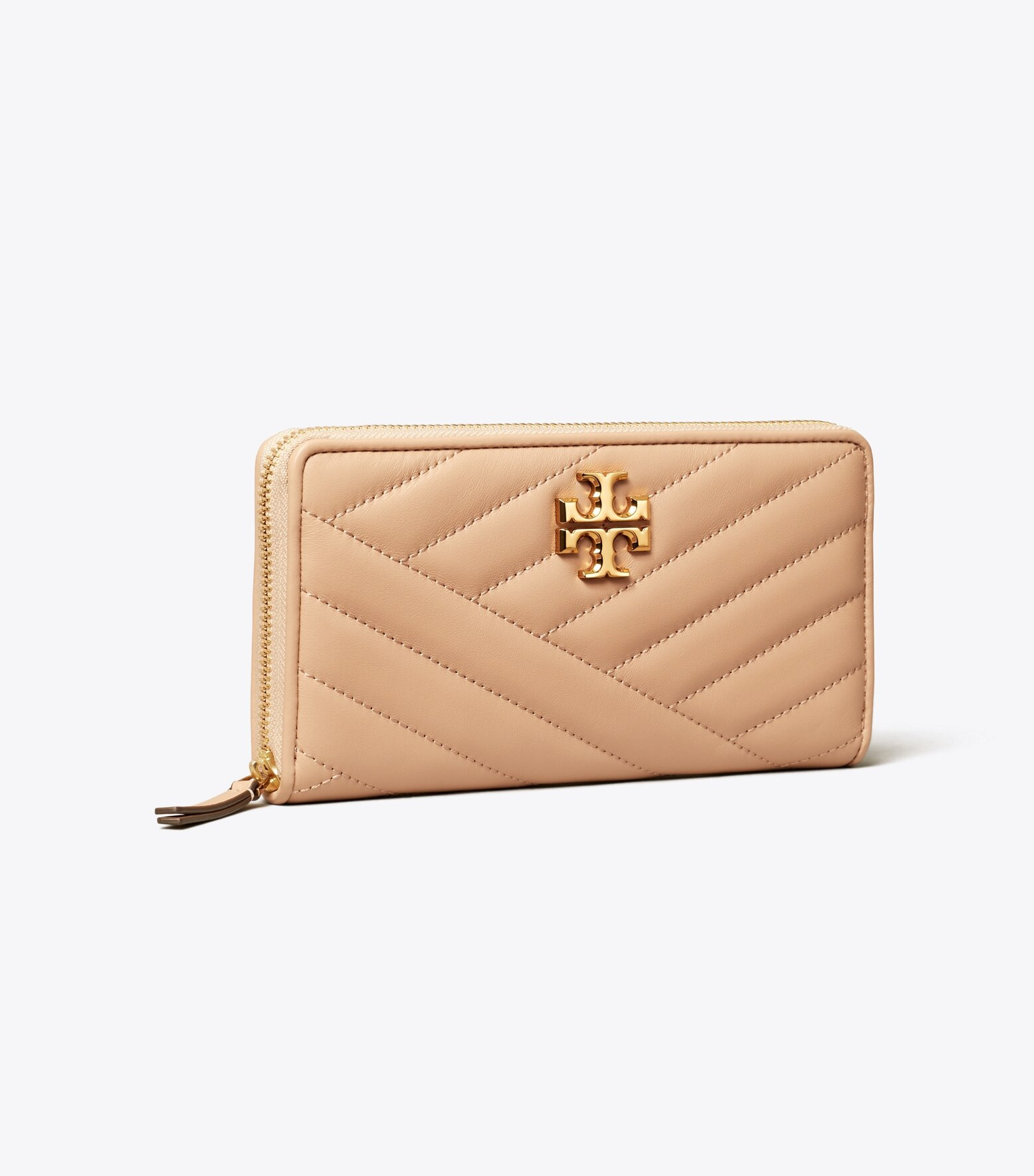 Tory Burch Kira Chevron Zip Continental Wallet: Women's Accessories  | Tory Burch | Tory Burch (US)