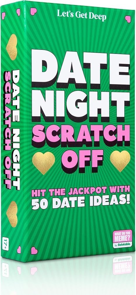Date Night Scratch-Off Cards by Relatable, The Perfect Valentines Day Gift for Her, Discover Fun ... | Amazon (US)