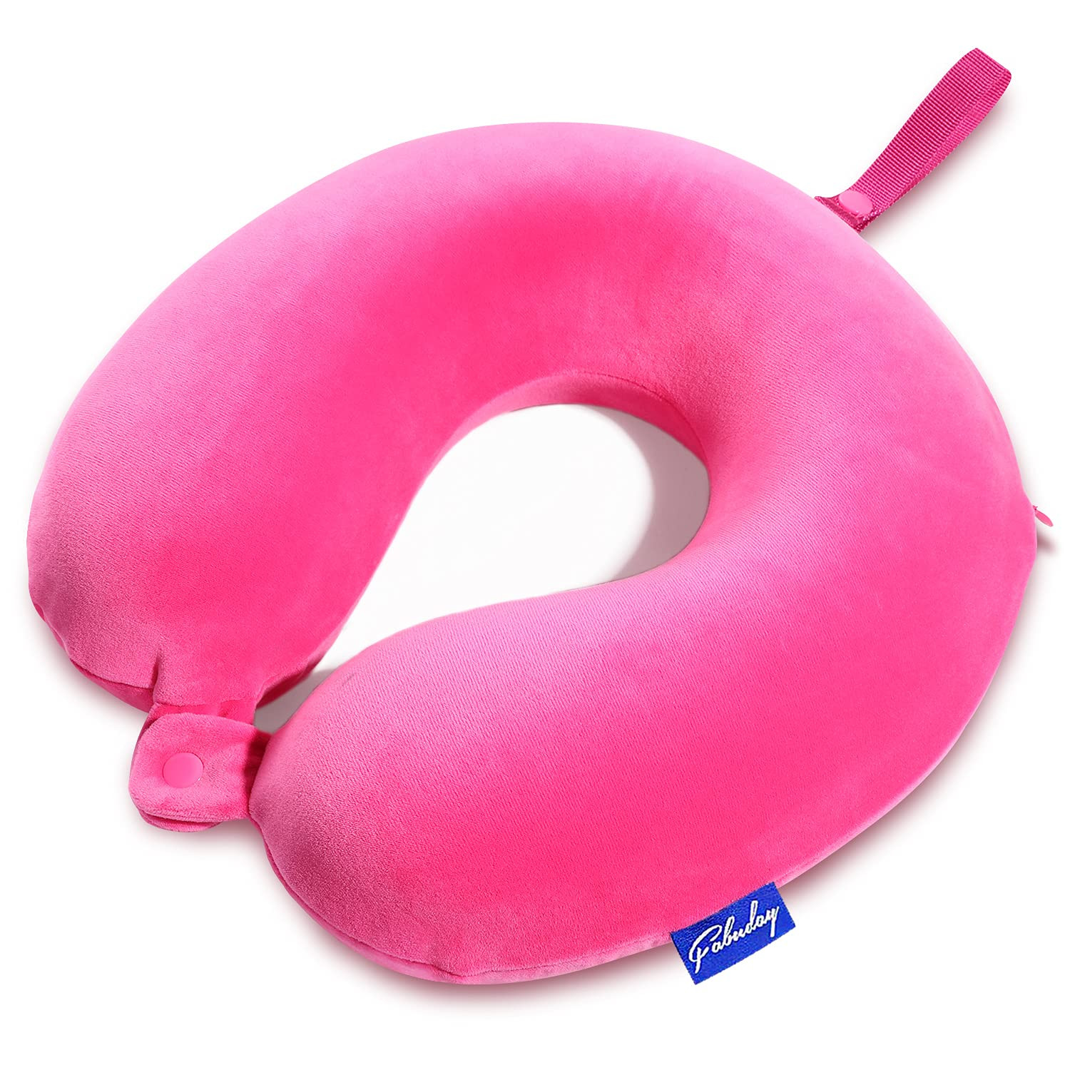 Memory Foam Neck Pillows for Travel - Travel Neck Pillows for Airplanes with Attachable Snap Stra... | Amazon (US)