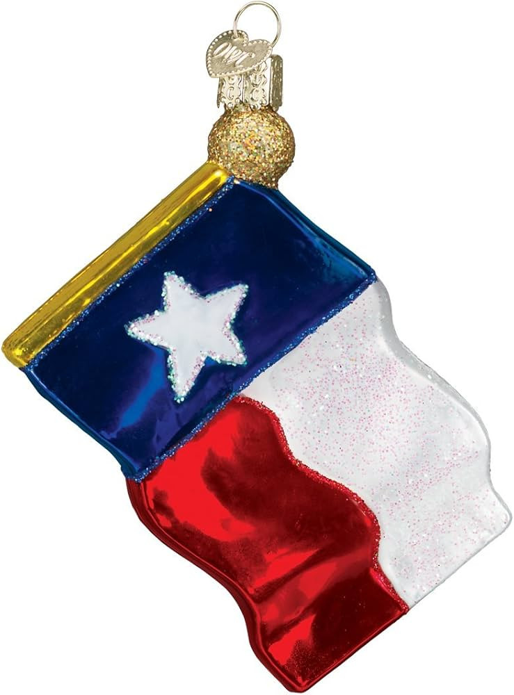 Old World Christmas Ornaments: Texas State Flag Glass Blown Ornaments for Christmas Tree (36045) ... | Amazon (US)