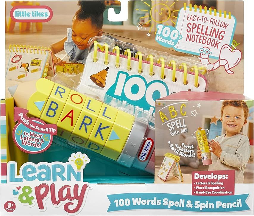 Little Tikes® Learn & Play™ 100 Words Spell & Spin Pencil, Letters, Spelling, Vocabulary, Phonetics, | Amazon (US)