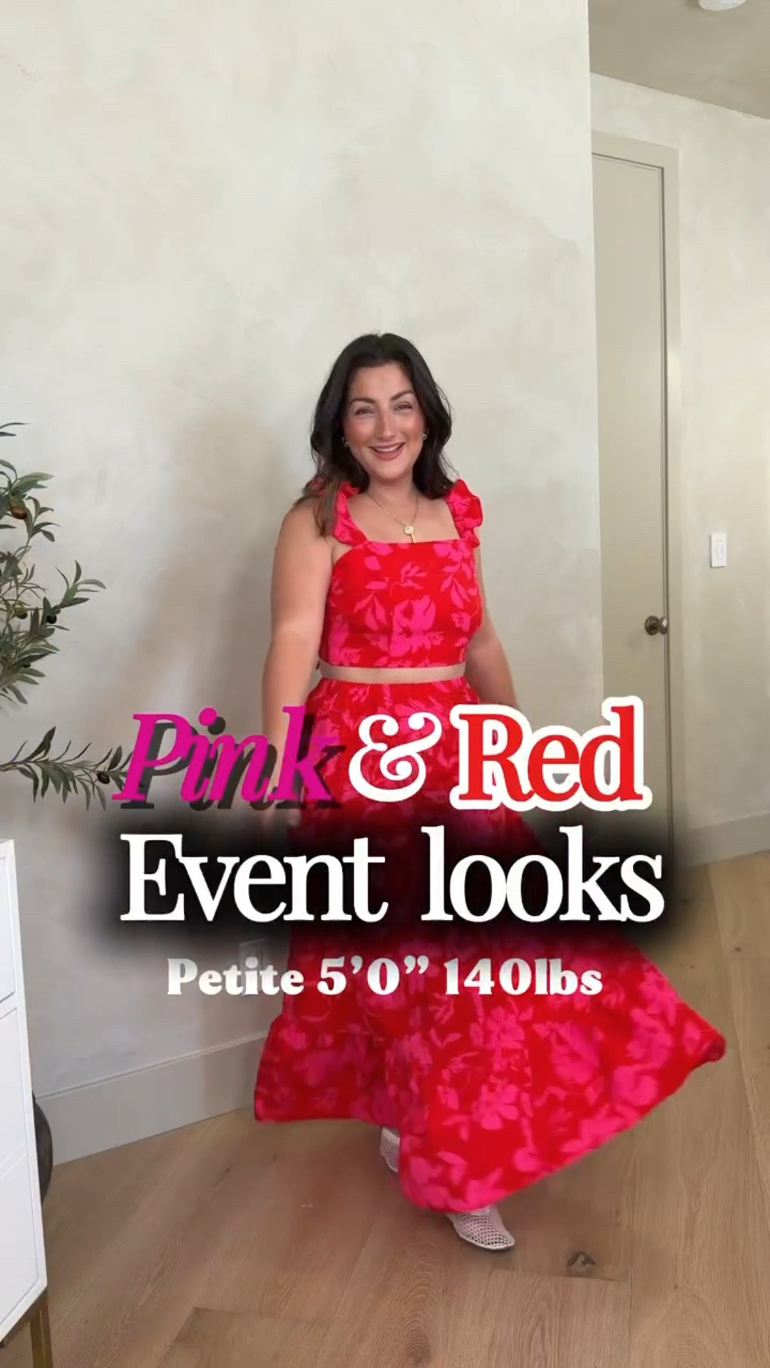 Pink and red outfits! 

Floral set size small

Pink dress size small
Trench size small

Floral off the shoulder dress size small

5’0” 140lbs 
Petite friendly 

#LTKTravel #LTKMothersDay #LTKPetite