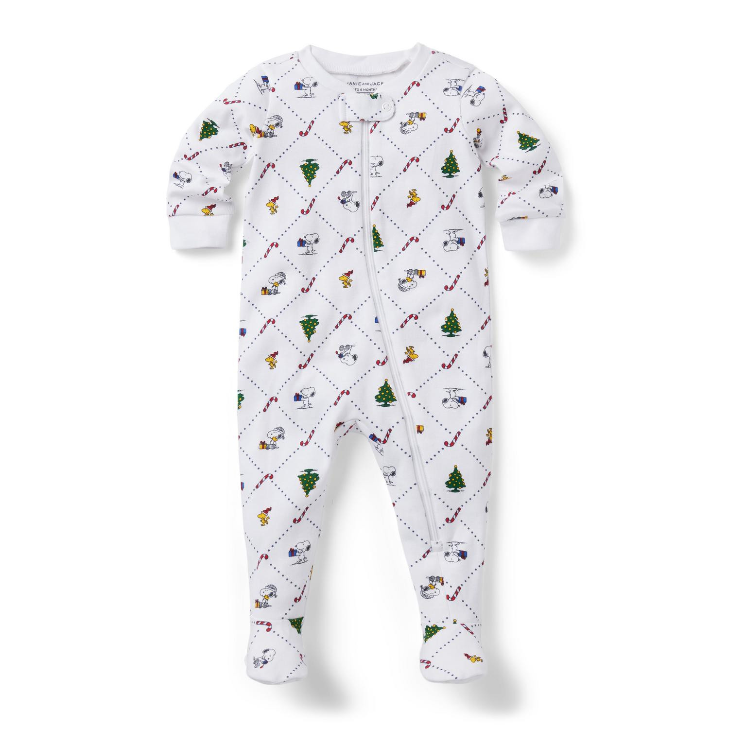 Baby Good Night Footed Pajama in PEANUTS Snoopy Christmas | Janie and Jack