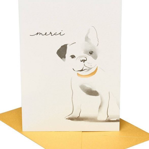 Frenchie Dog Print Card - PAPYRUS | Target