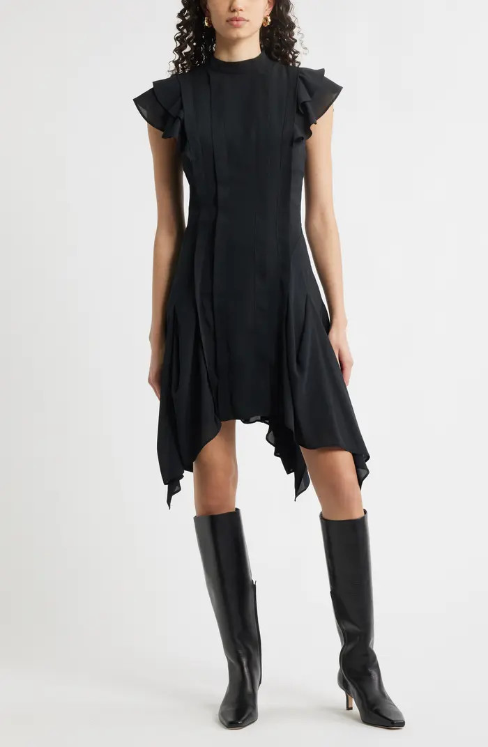 Chelsea28 Pintuck Shark Bite Hem Dress | Nordstrom | Nordstrom