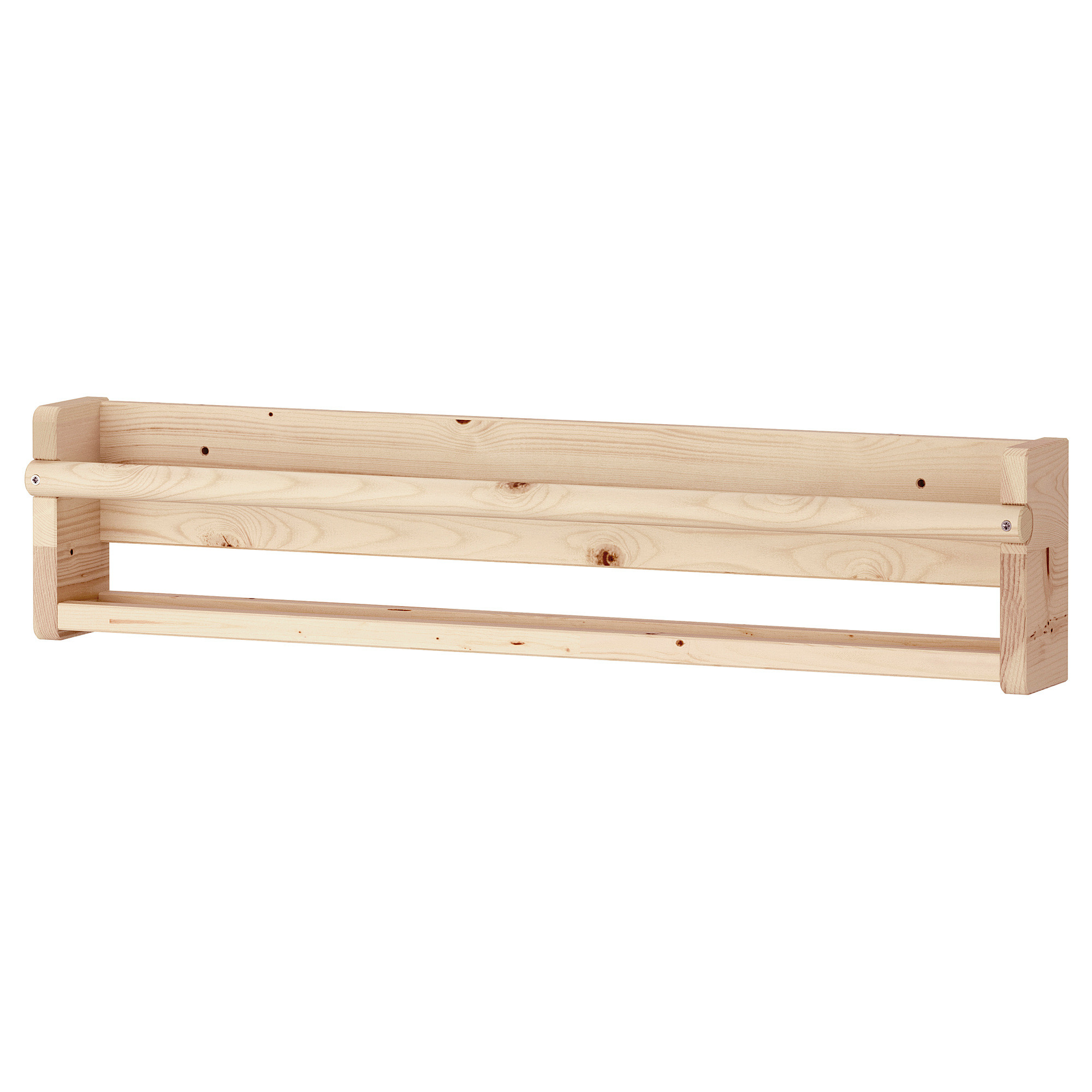 FLISAT Wall storage, light white stained pine, 27 ½x3 ½x6 ¼ " | IKEA US