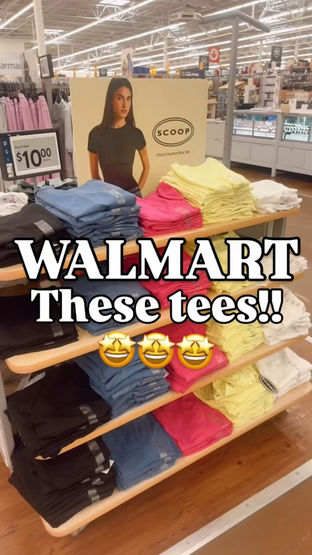 We are obsessing over these Scoop tees!! 🤩Sharing two styles: high neck stretch cotton blend tees & v neck stretch double lined contour tees 👏

Walmart
Summer
Basics 

#walmartpartner #everydaystyle #affordablefashion #tshirt #womensfashion