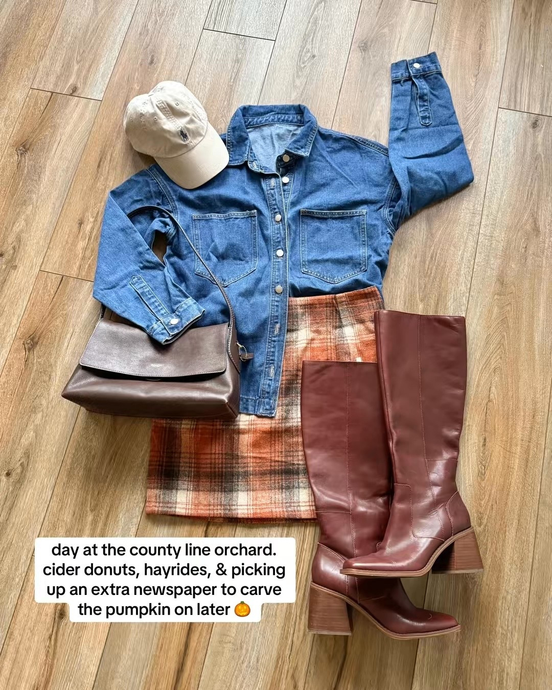 fall in the 90s outfit inspo. fall outfits. plaid skirt with denim top.

#LTKSeasonal #LTKSaleAlert #LTKootd