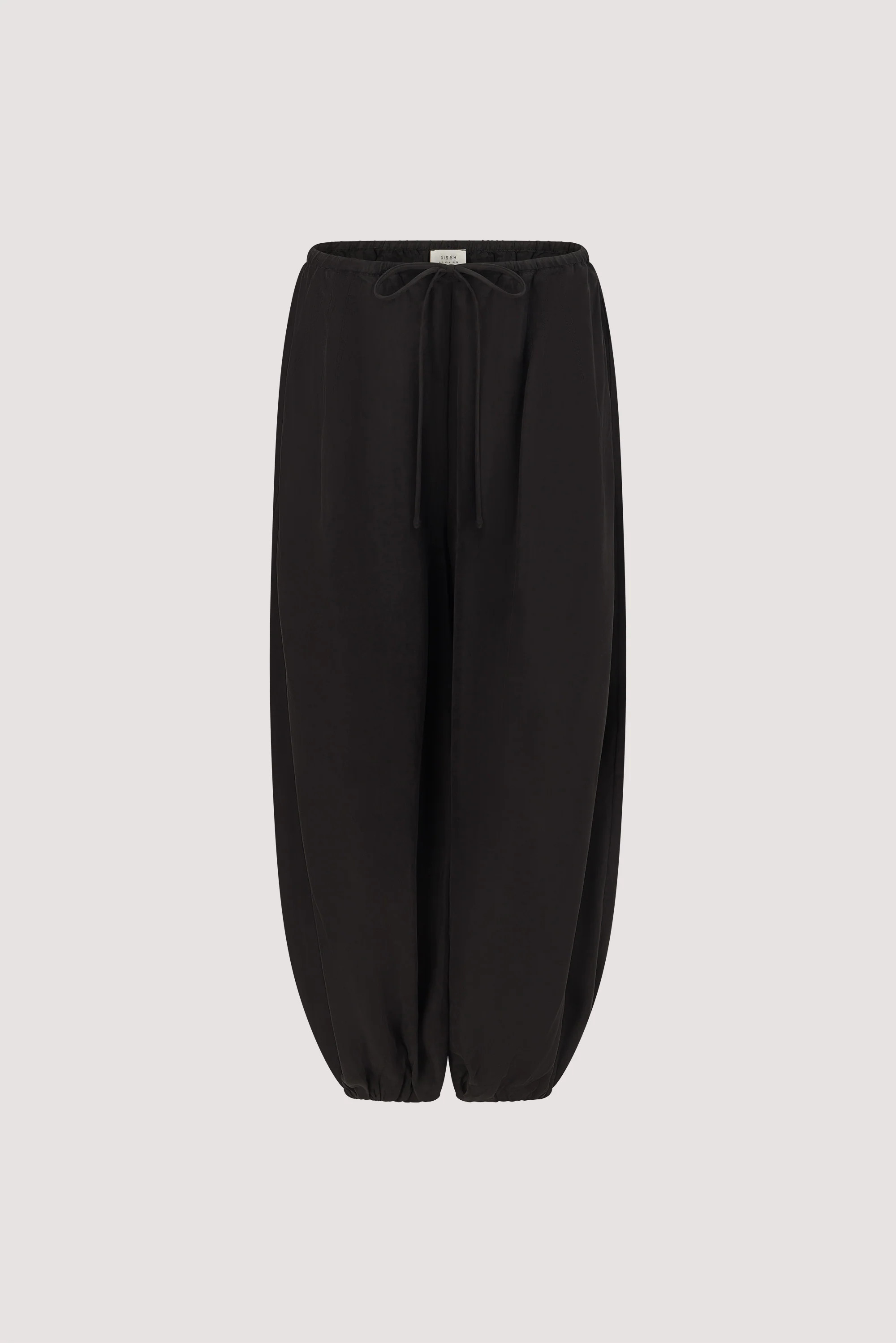 FRANCIS BLACK CUPRO BALLOON PANT | DISSH