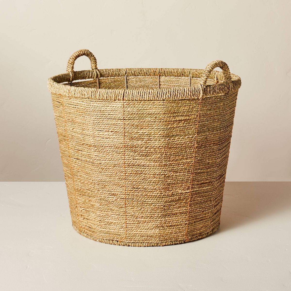 14"x18" Reinforced Woven Floor Basket - Hearth & Hand™ with Magnolia | Target