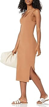 The Drop Women's Yasmin Rib Midi Sweater Tank Dress | Amazon (US)
